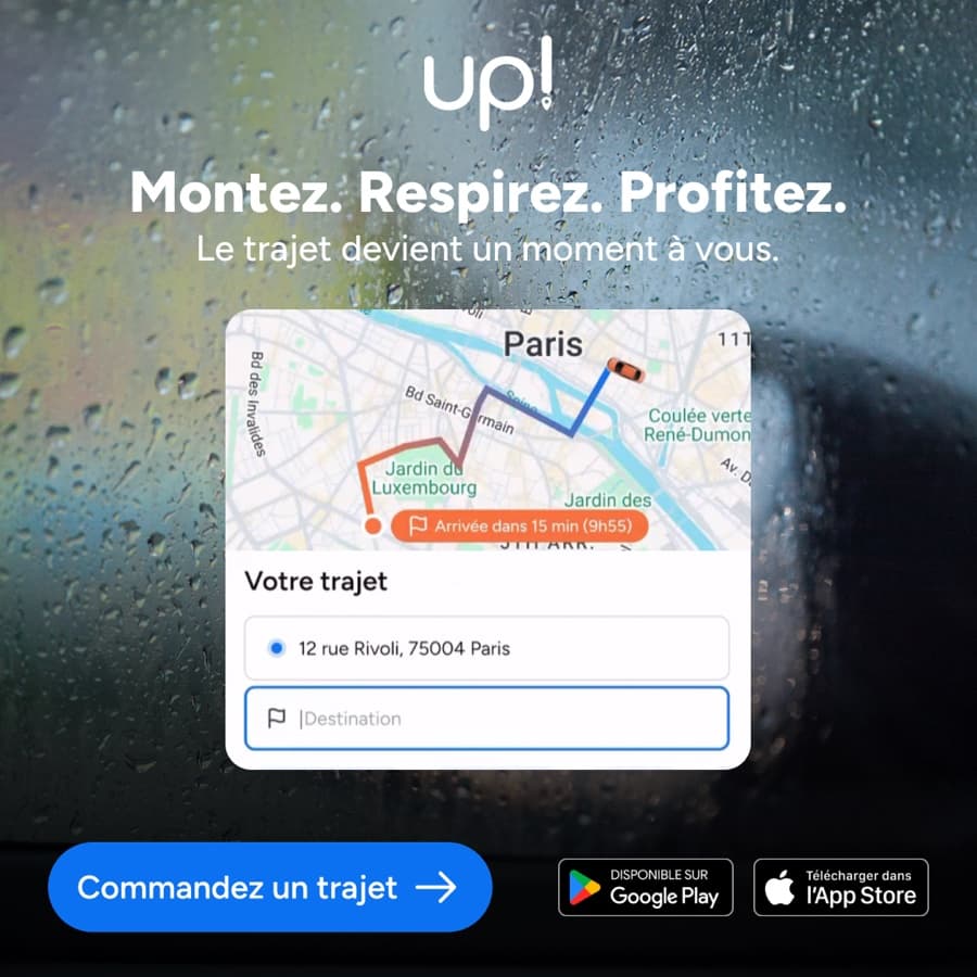 Montez. Respirez. Profitez. Le trajet devient un moment à vous.